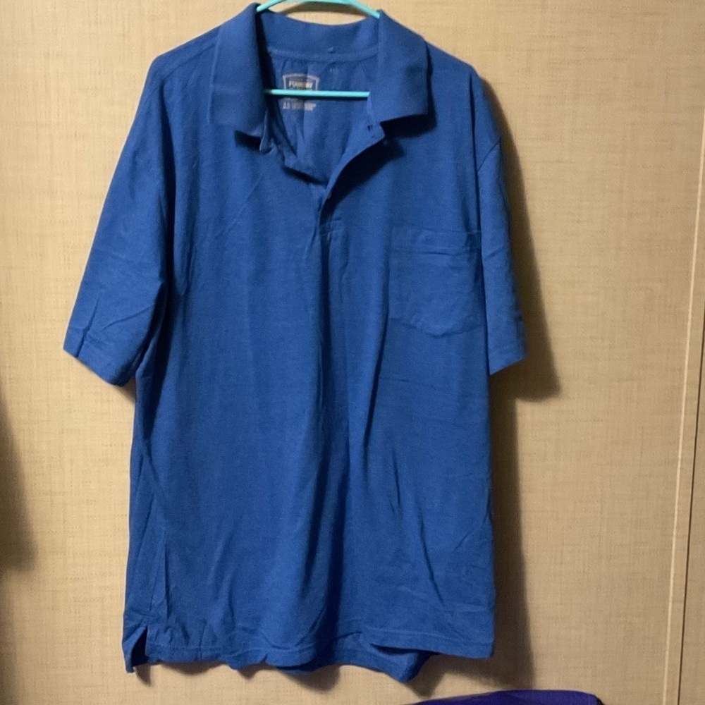 The Foundry Supply Co. Classic Blue Polo Shirt
